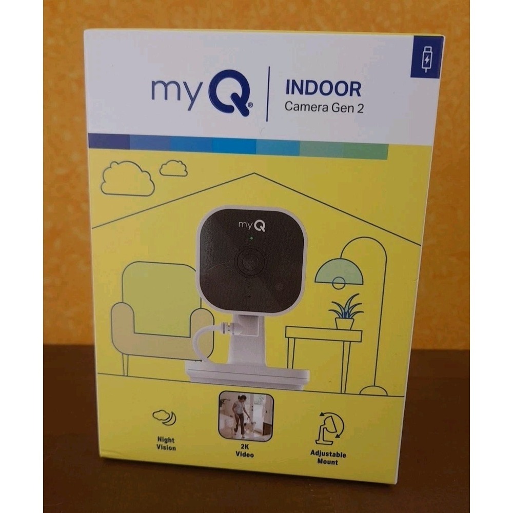 MyQ Smart Indoor Camera,‎ Style# MYQ-C13AXXW, Color White 141-4369-000